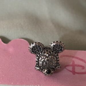 Silver Mickey Mouse Charm